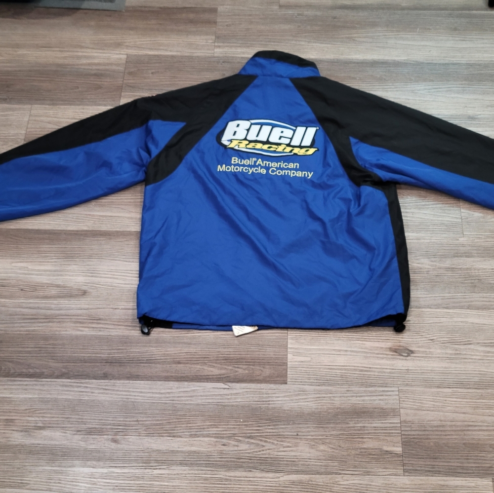 Buell Racing, North End All Climate Wear Zip-Up Windbreaker Embroidered Logos - Picture 5 of 16